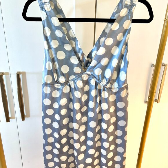 100% Silk Polka Dot Dress by Fiori di Zucca - Picture 3 of 8
